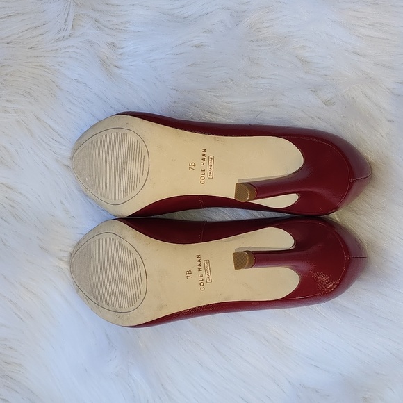 Cole haan shoes red 7B - Picture 3 of 4